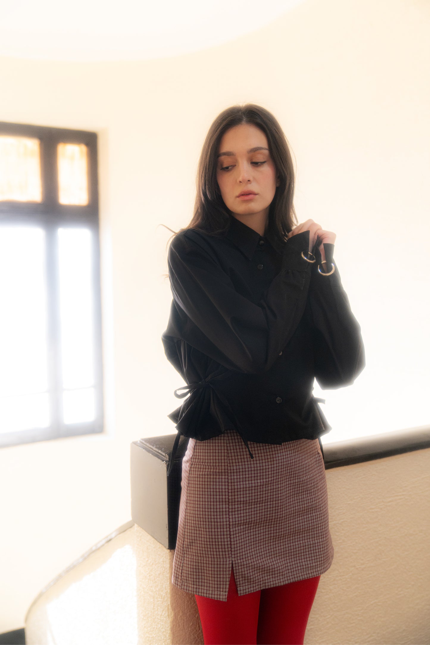 Camisa lazo negra
