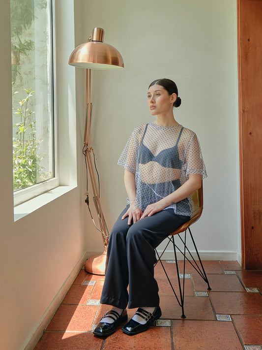 Pantalón sastre gris