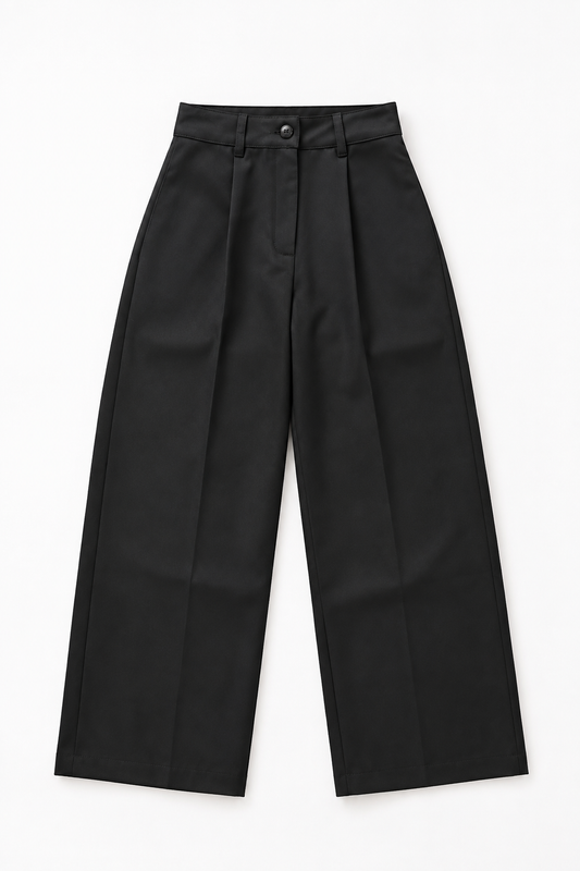 Pantalón Barrel negro