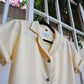 Blusa Berta amarillo listada