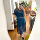 Vestido Franca encaje azul