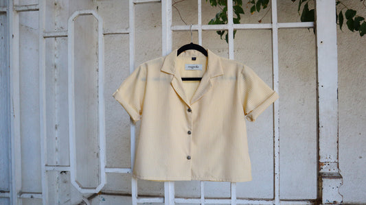 Blusa Berta amarillo listada