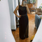 Vestido malla negro
