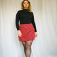 Mini falda Lucille roja
