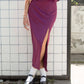Falda Larga satín