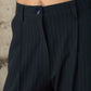 Pantalón sastre azul marino listado