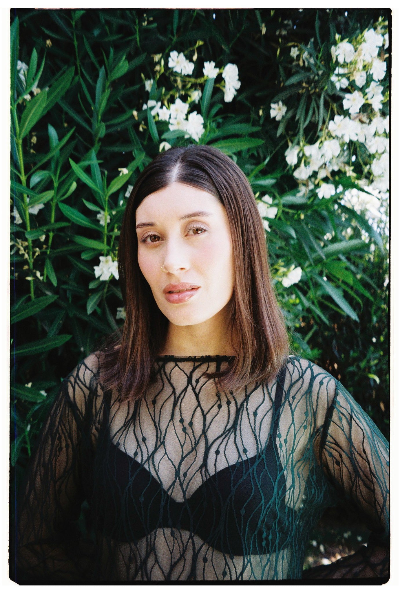 Vestido encaje verde