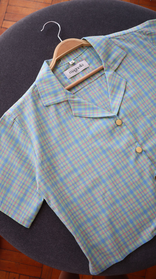 Blusa Berta cuadrillé