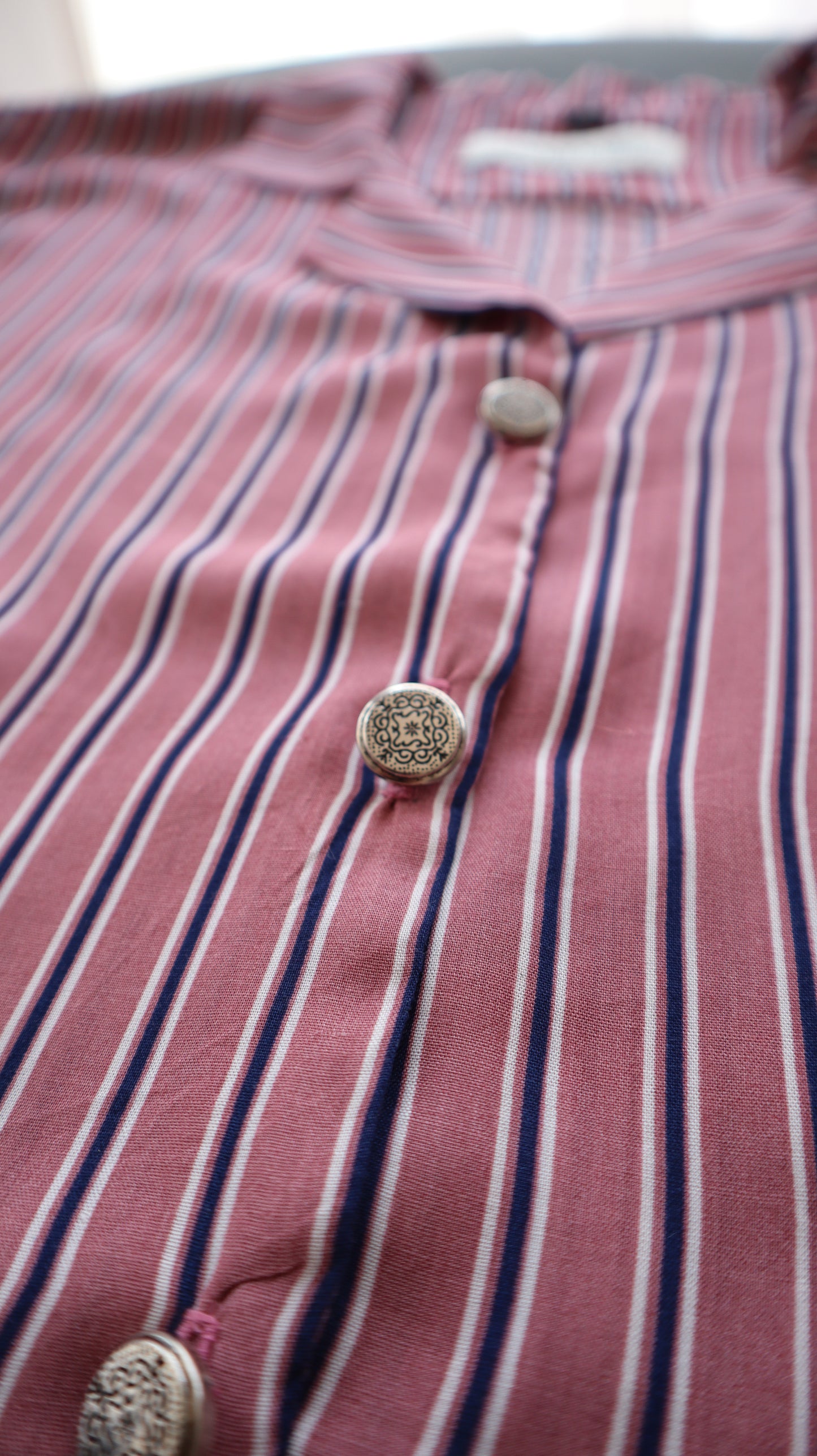 Blusa Berta rosa palo listada