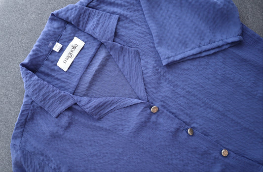 Blusa Berta azul grisácea