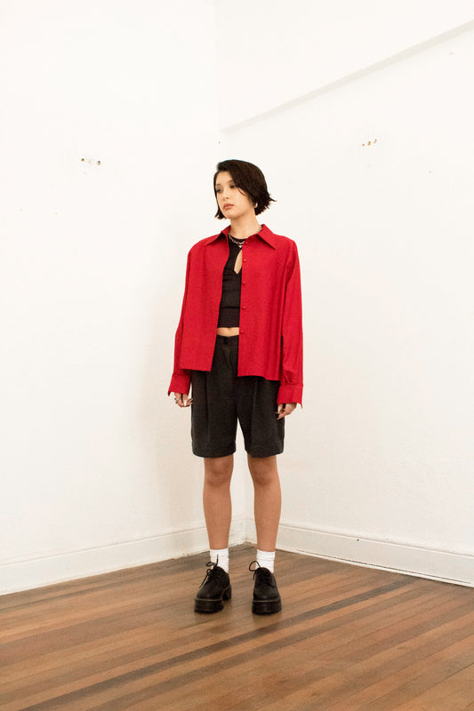 Camisa clásica roja