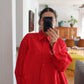 Camisa Lazo rojo listada
