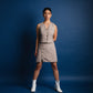 Falda Berta gris