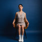 Falda Berta gris
