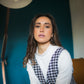 Jumper Agnes blanco y negro