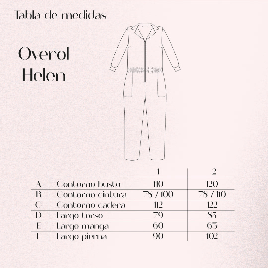 Overol Helen Lila