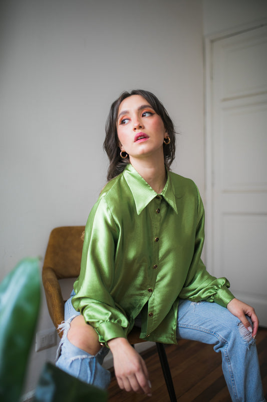 Blusa Fiorela verde