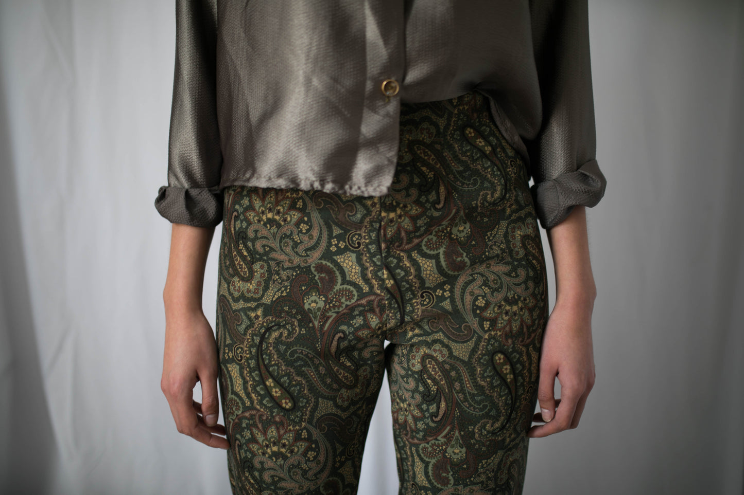 Pantalón Ava verde musgo